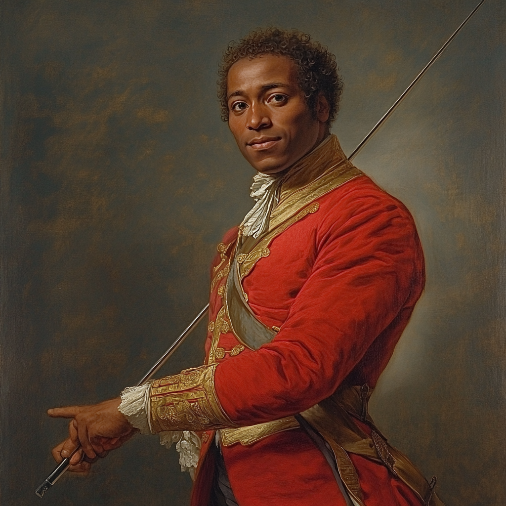 A talented French musician and athlete in 18th century.