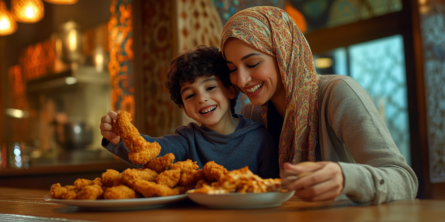 A warm Ramadan dinner with Arabic family