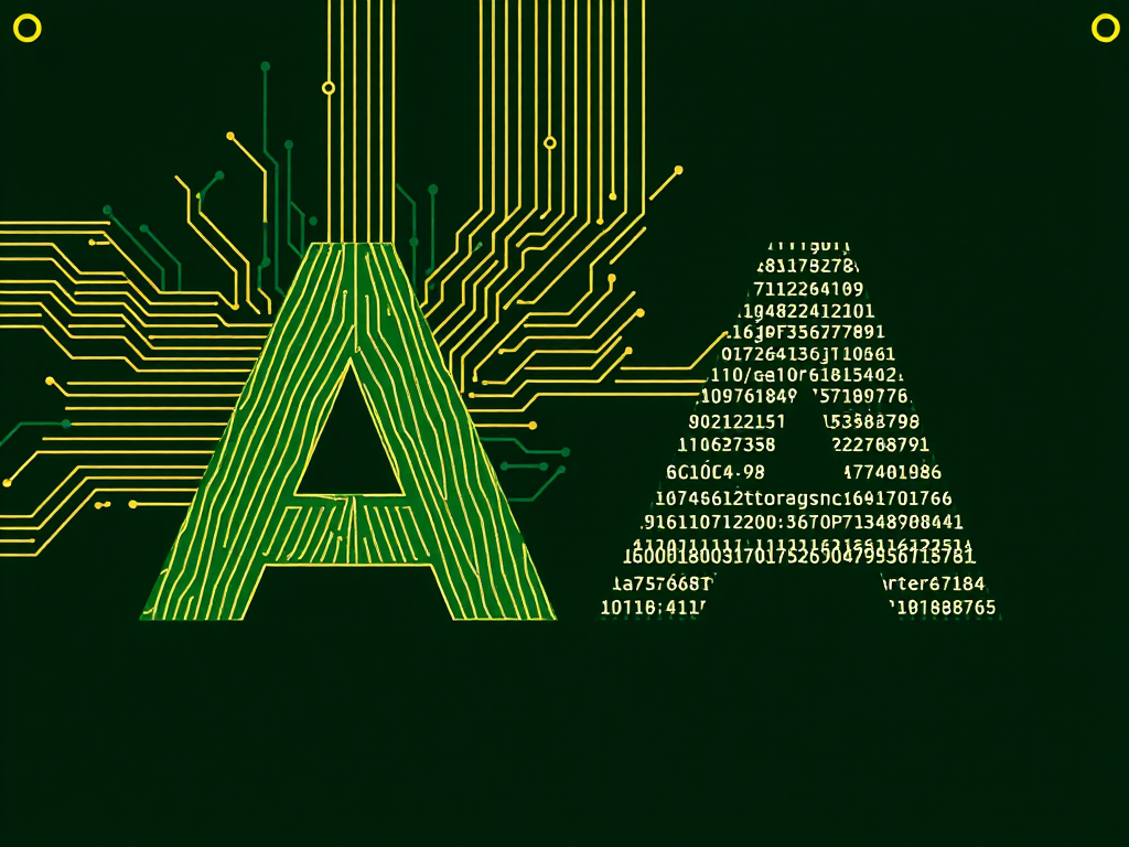 AA logo with green circuit board background and GPT code.