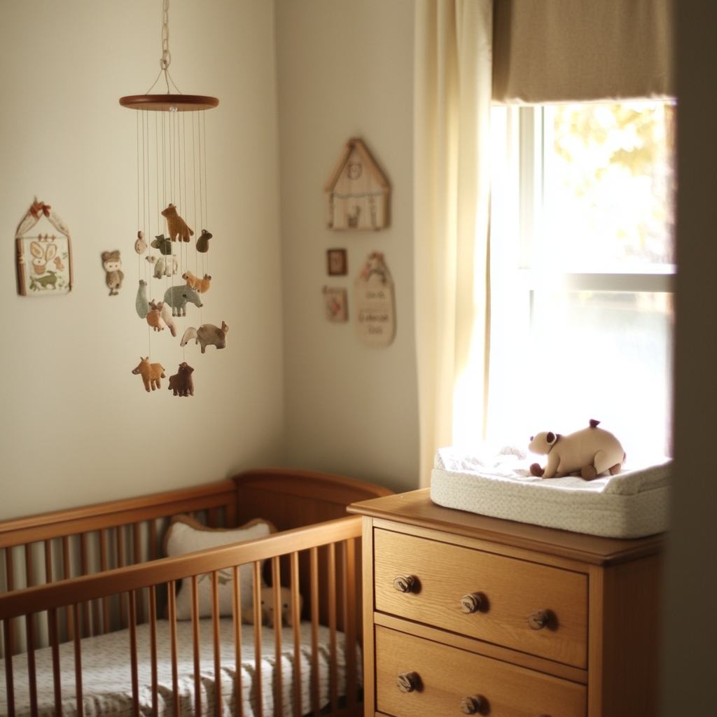 Adorable woodland nursery for baby boy