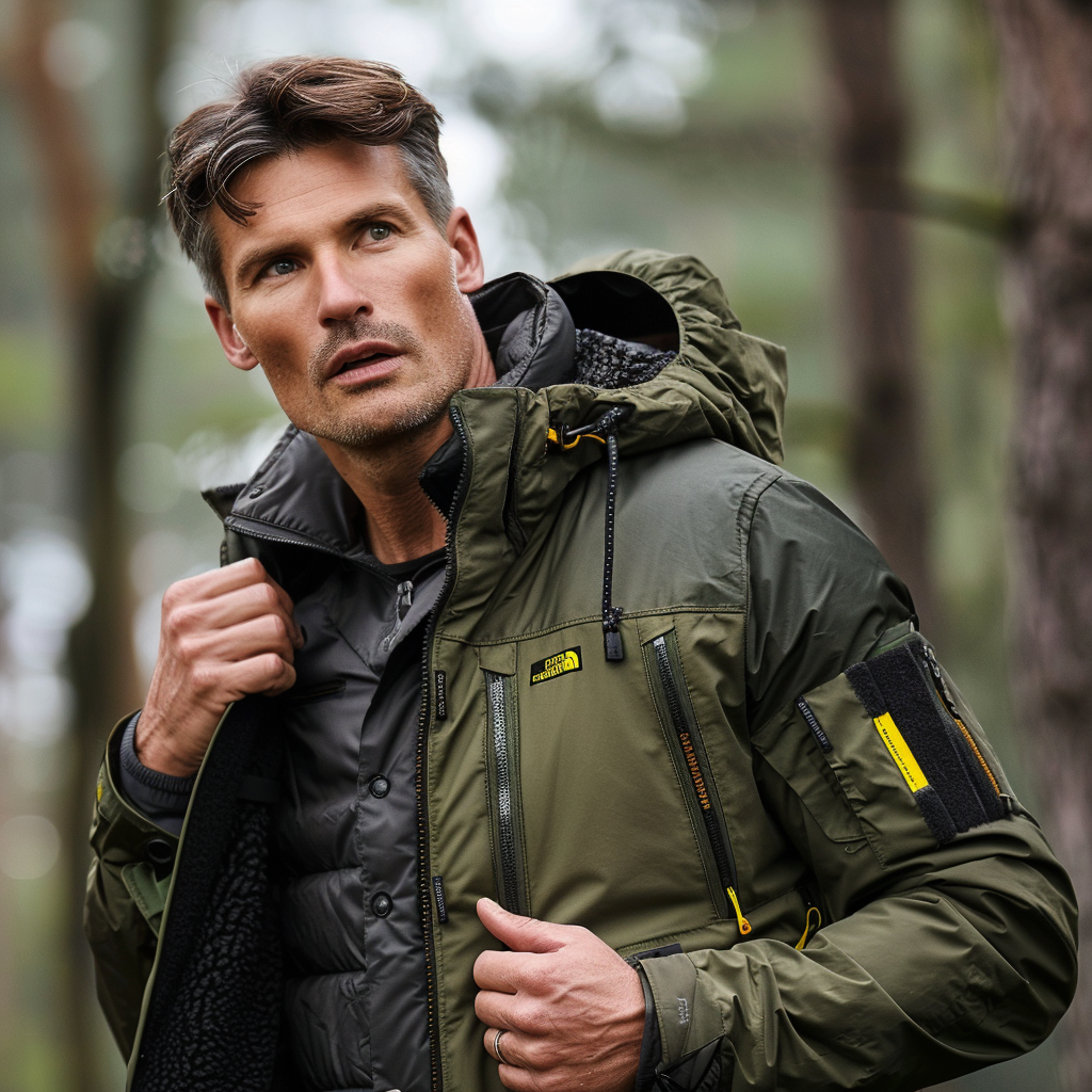 Adventure Style: German Man in Outdoor Jacket