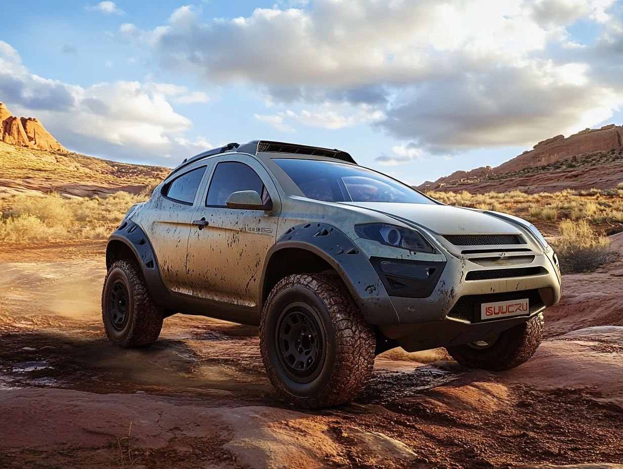 Adventure in ISUZU VehiCROSS: A Rugged Environment