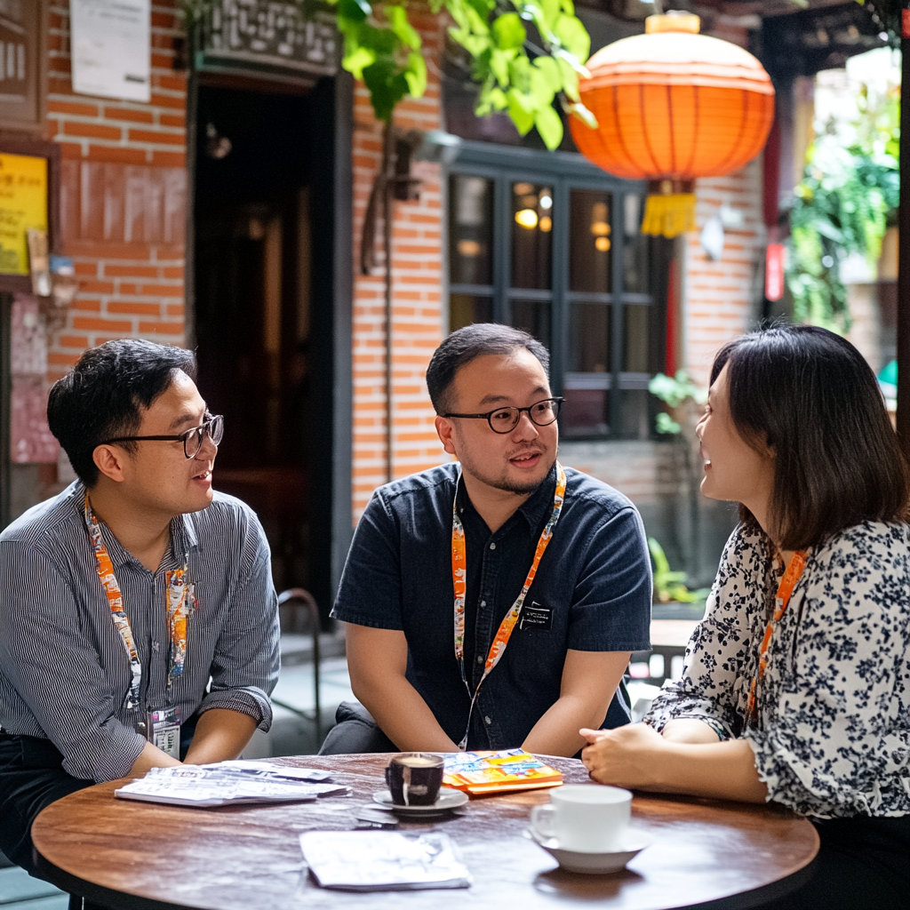 Agile Coaching Retreat in bustling Taipei markets.