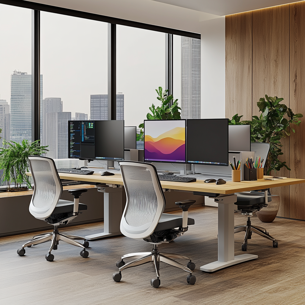 An optimized workspace reduces strain and enhances efficiency.