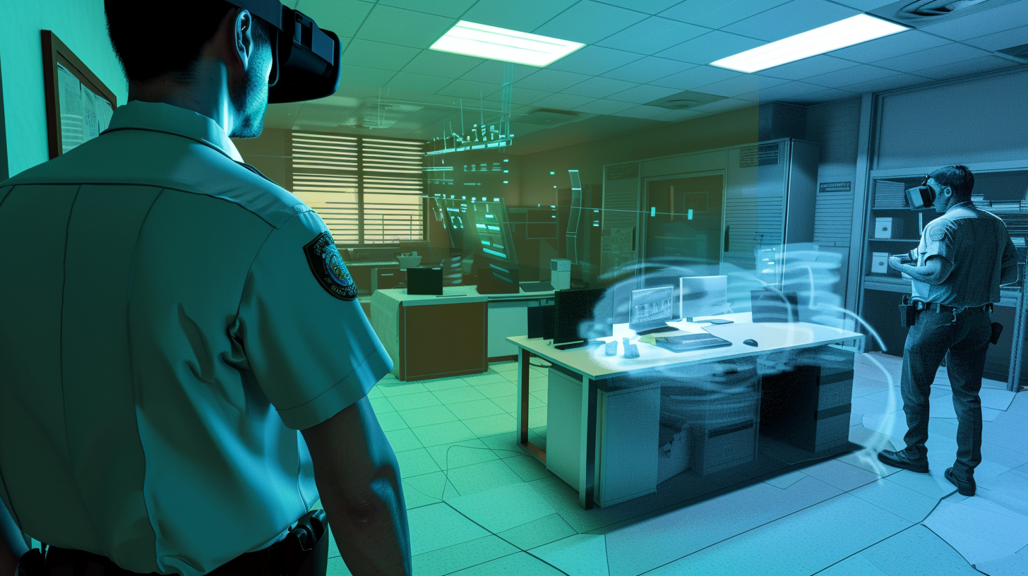 Analyzing a crime scene with Mixed Reality