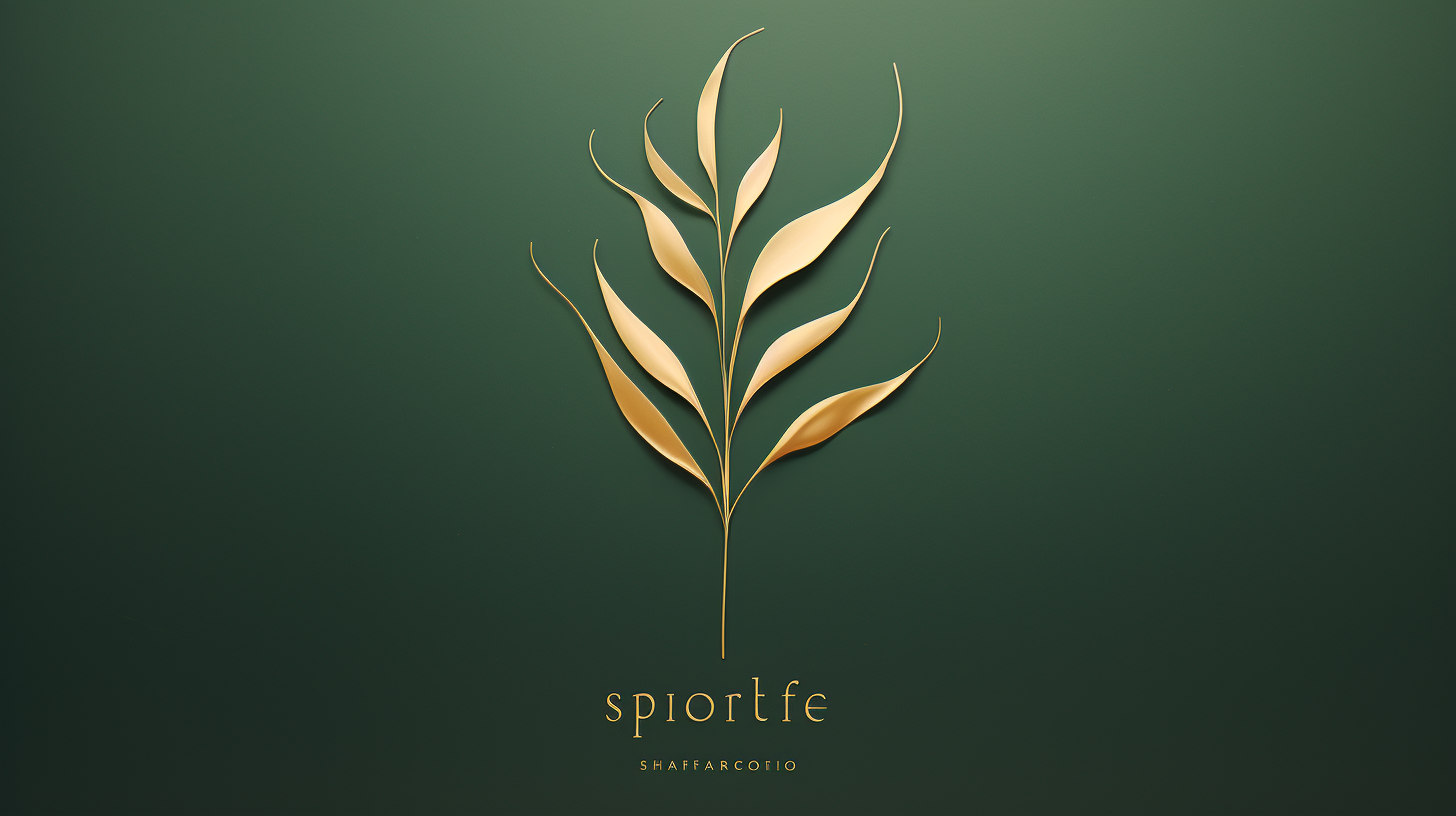 Apholia logo with leaf elements in green tones