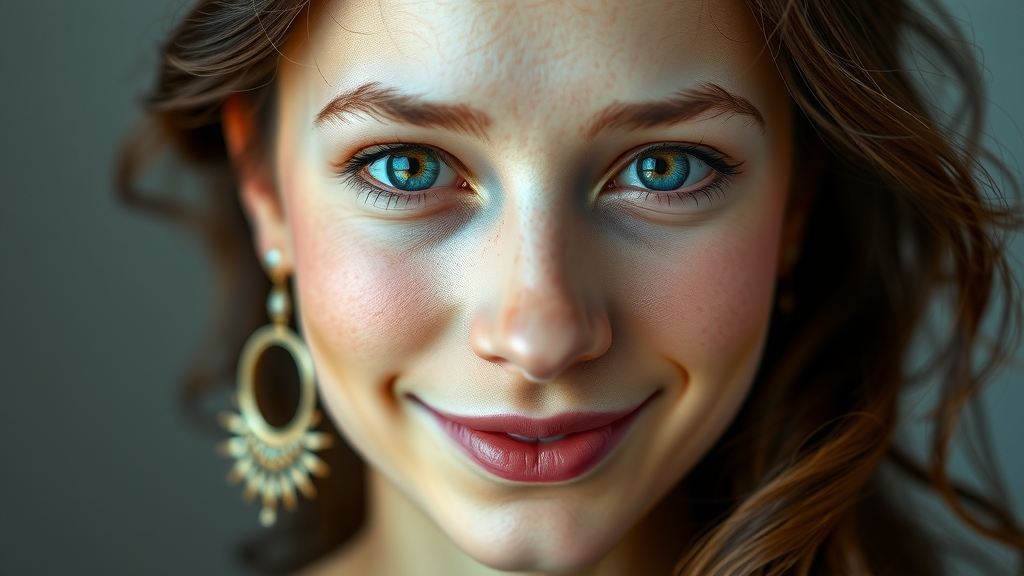 Aphrodite Portrait in Photorealistic Rendering