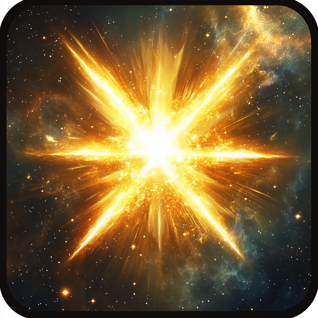 App icon with large star in gold and white.