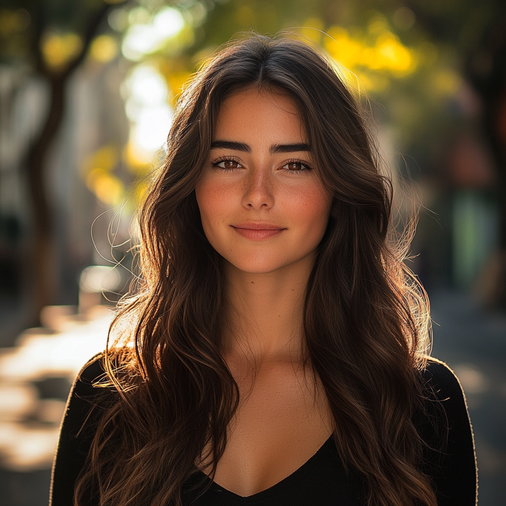 Argentinian Woman in Buenos Aires, Warm, Radiant Smile