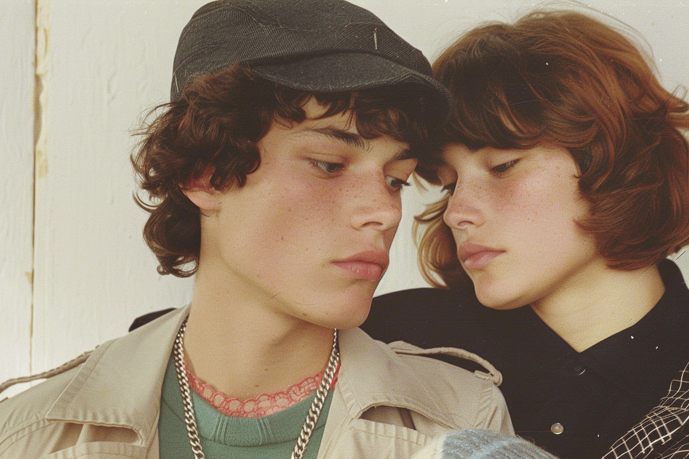 Argentinian boy with short curly hair, black baseball cap.