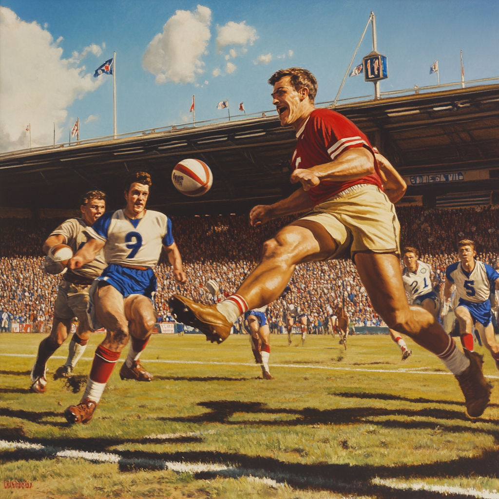 Australian Rules Football star Jack Ginnivan game-winning goal.