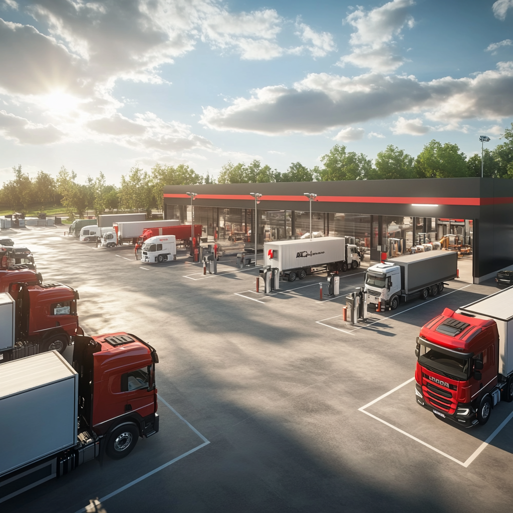 Automated Truck Refueling at Liberthon Transport Warehouse