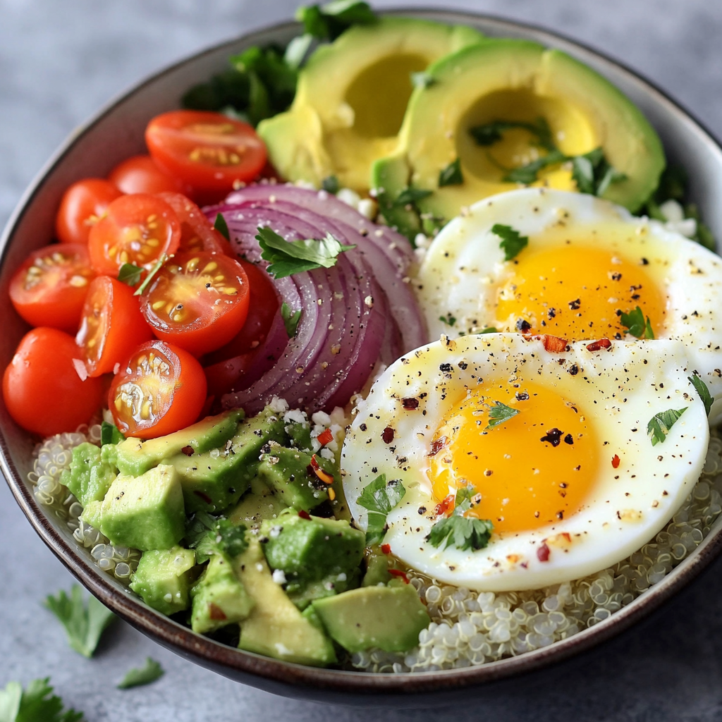 Avocado Breakfast Bowl: Lacy Texture & Perfect Balance