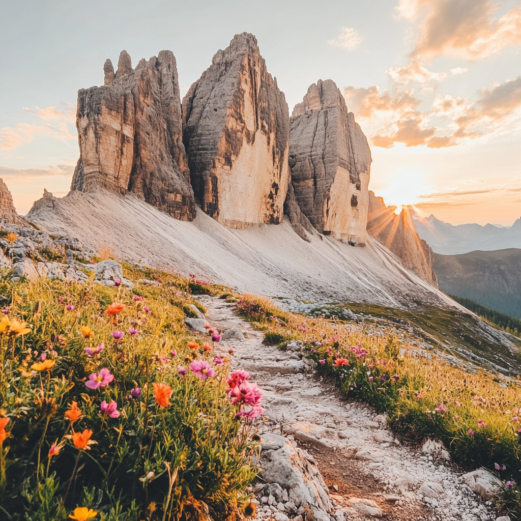 Awe-Inspiring Sunset at Three Peaks of Lavaredo