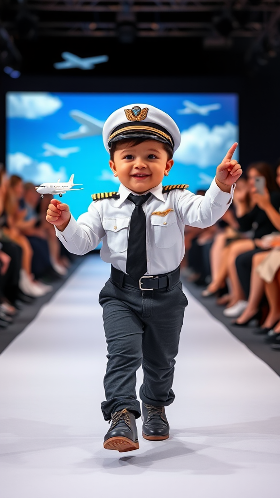 Baby Pilot, Spreading Joyful Wings Down Runway