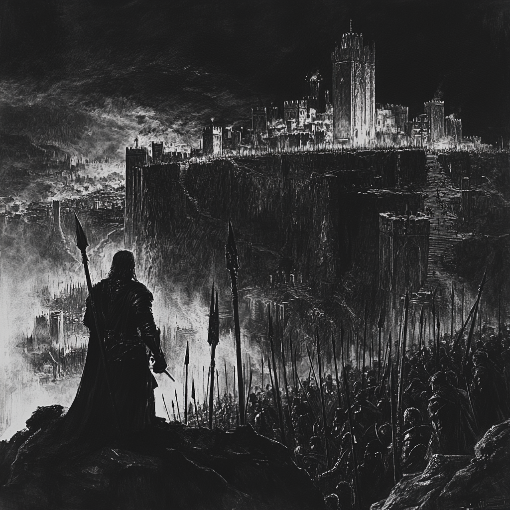 Battle at Minas Tirith: Soldiers vs Darkness