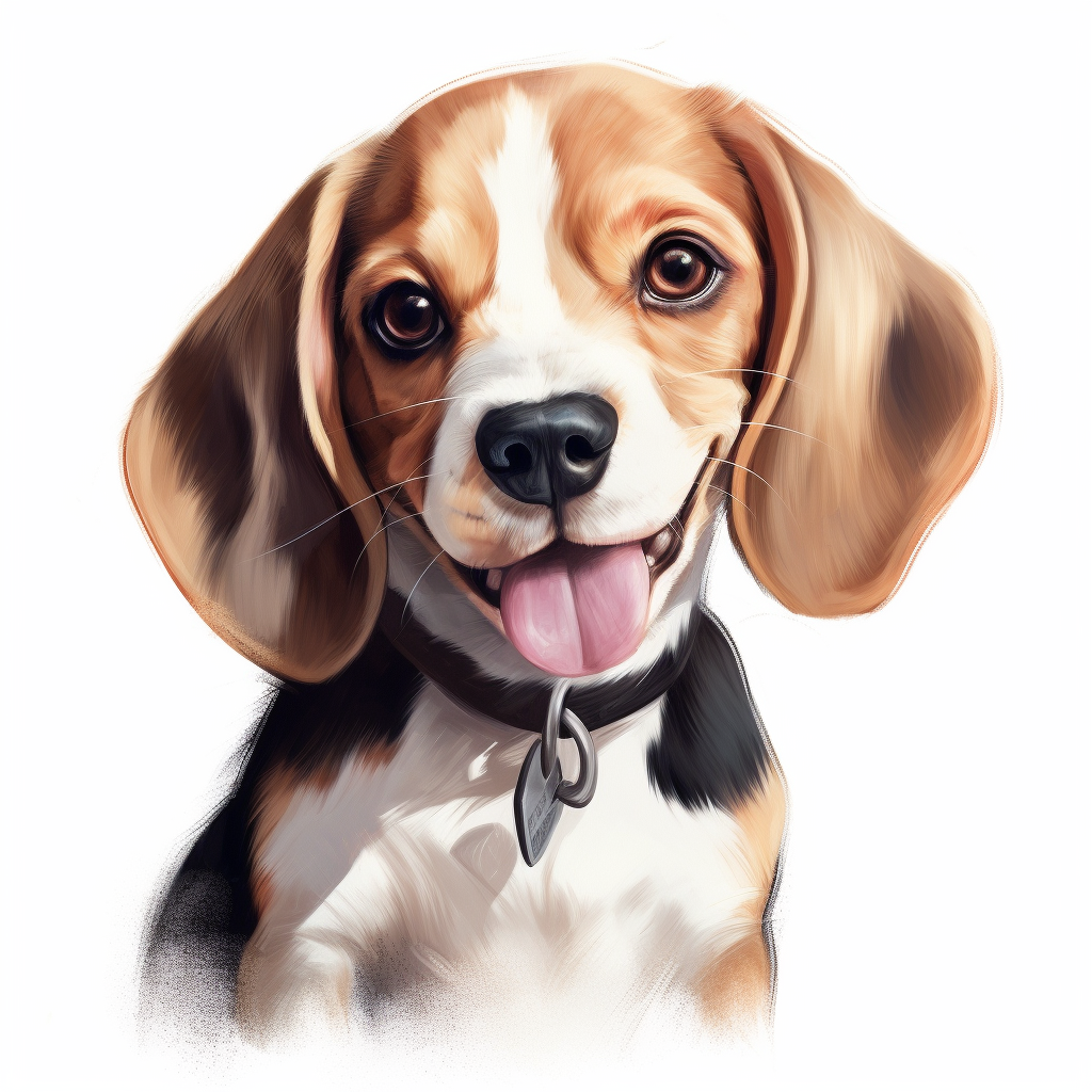 Cute Beagle Dog Boy Picture (Max 6 words)