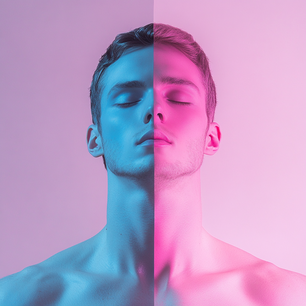 Blue man, pink woman: a gender difference