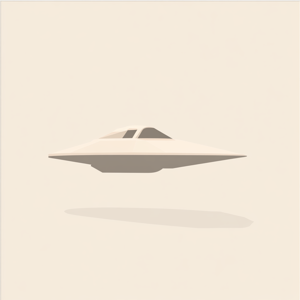 Bob Lazar's UFO Model from Above