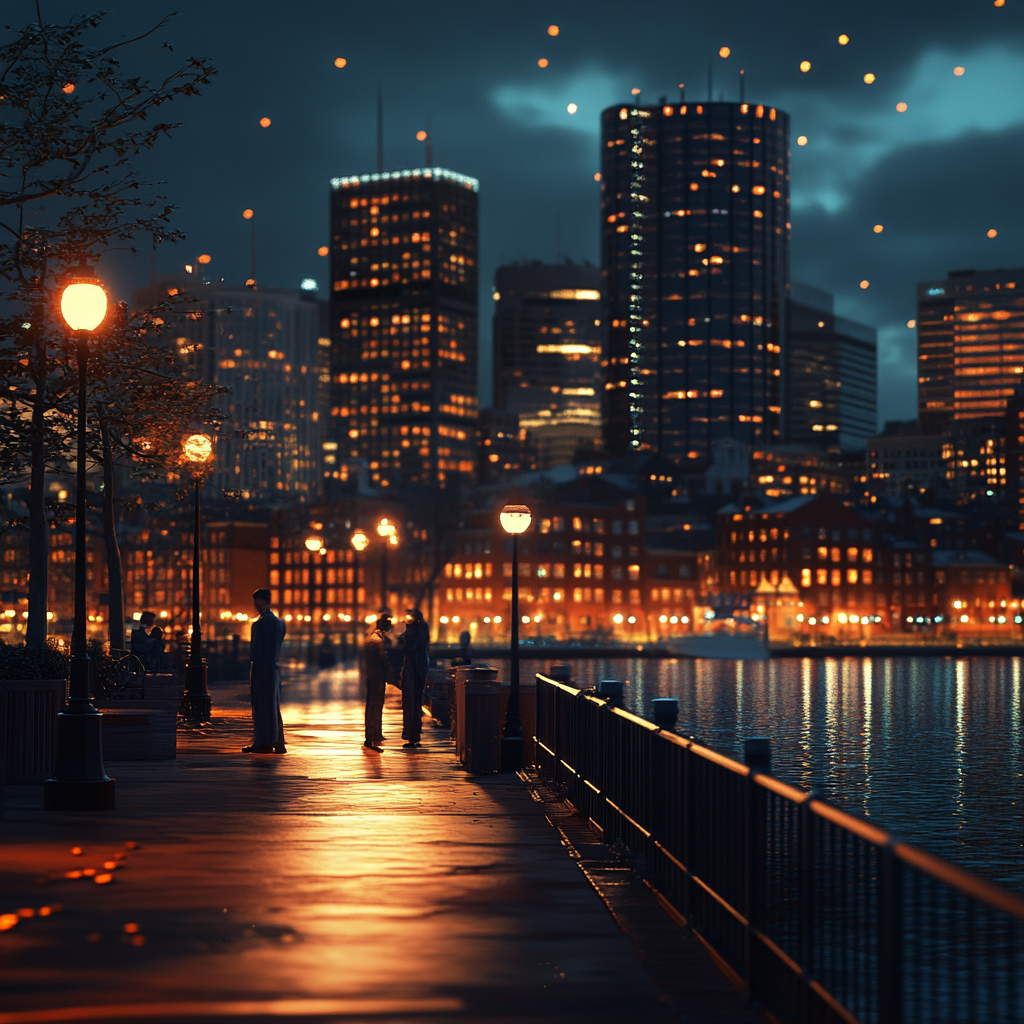 Boston in 2024: realistic, incredible, creative, beautiful city.