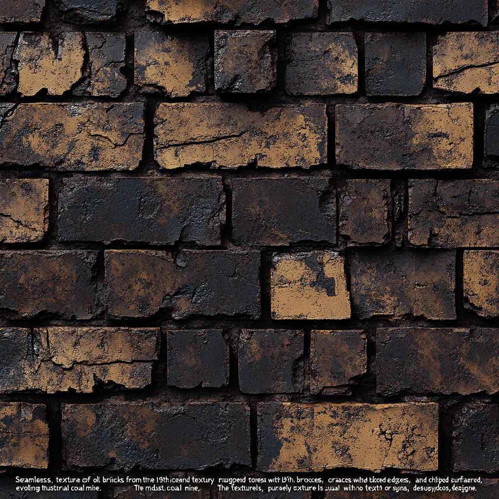 Brick Texture: Entrance of Industrial Coal Mine, Low Resolution