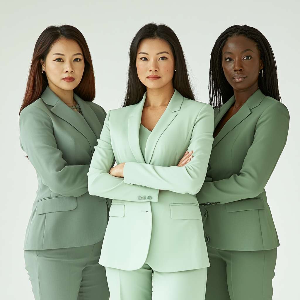 British, Asian, African Corporate Ladies Photoshoot 