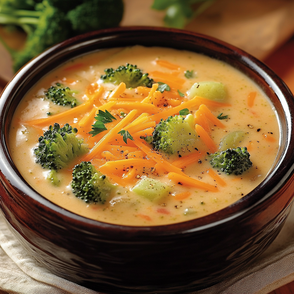 Broccoli Cheese Soup Recipe: lacy, balanced, mouthwatering, inspiring, creative.