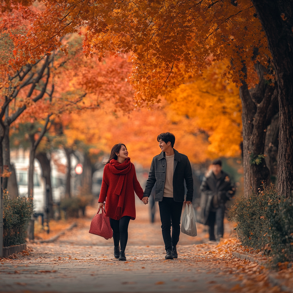 Calm and Happy Kim Go-eun with Gong Yoo