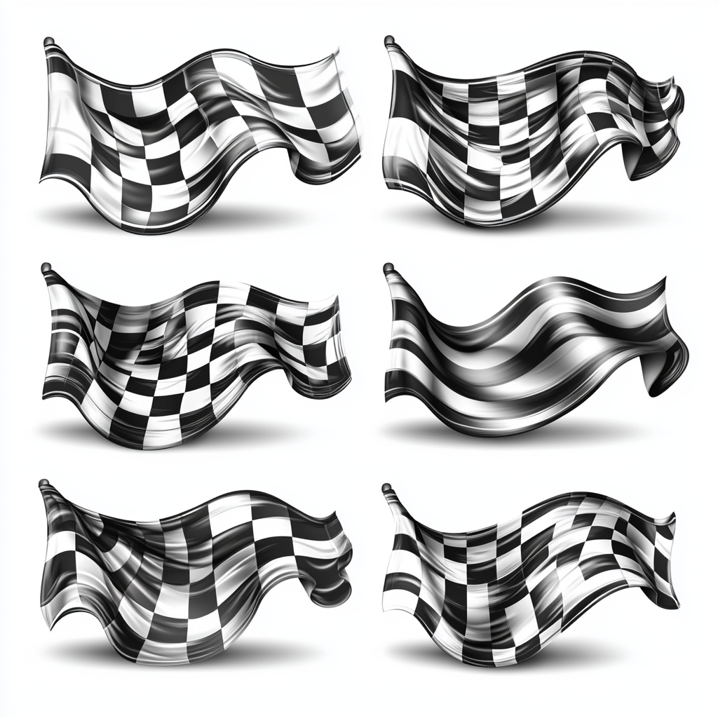 Car racing stripes and speed line stickers._dynamic design.