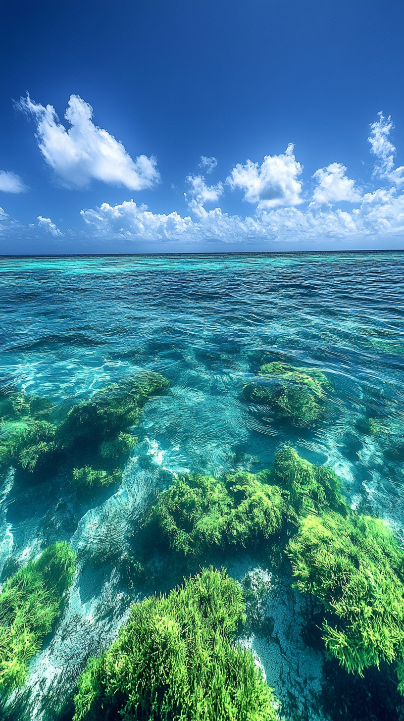 Caribbean Sea with Clear Blue Waters Awe