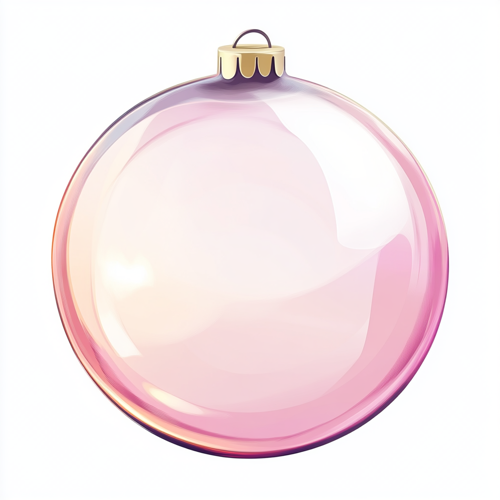 Cartoon Style Christmas Bubble with Glaring Edges