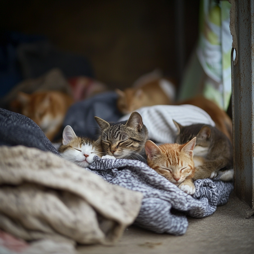 Cats Helping Homeless and Sick Animals