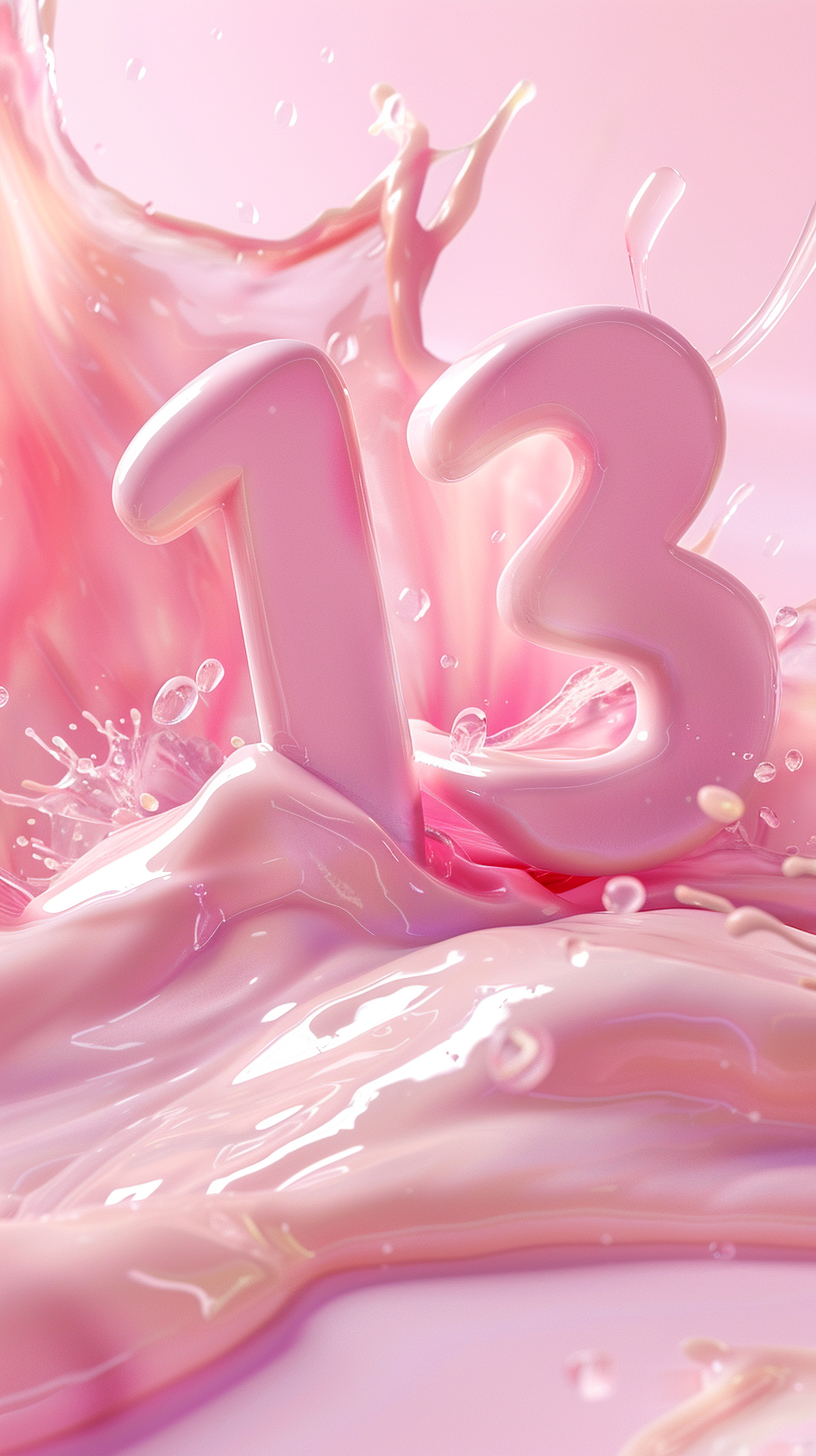 Celebratory image for cosmetics store reaching 13K followers.