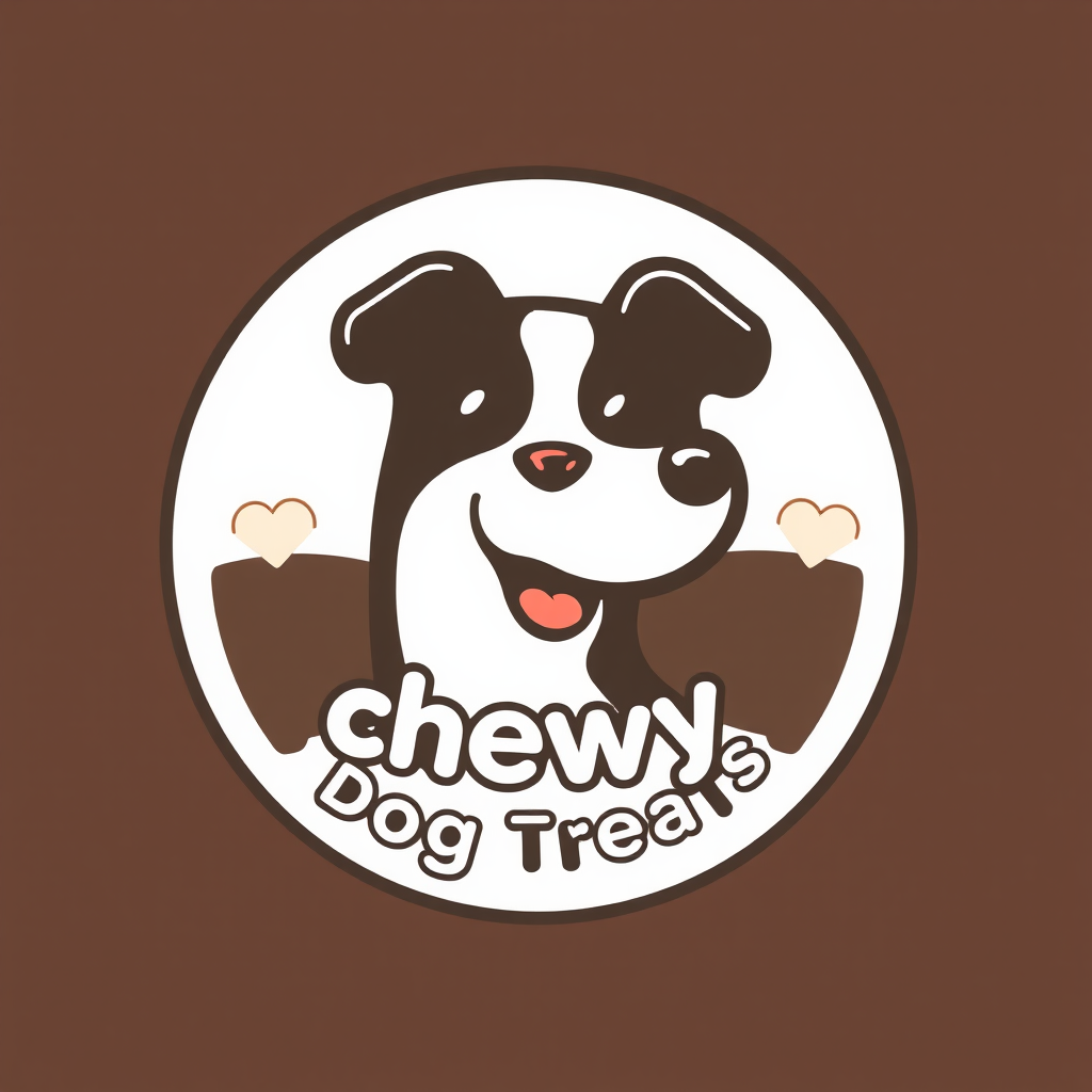 Chewy's Dog Treats Logo Design Concept