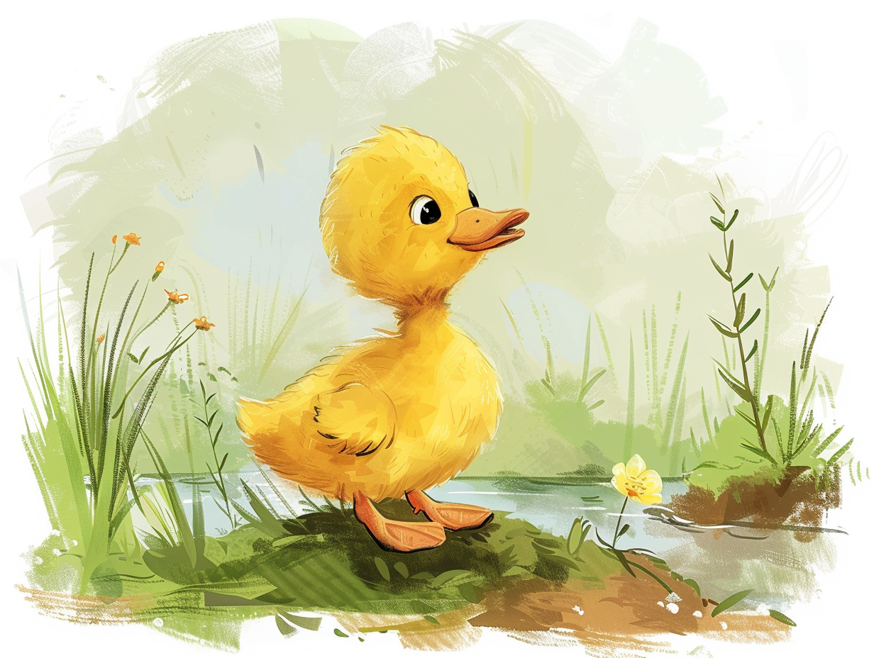 Children's Book Cover: Billy the Duck Teaches Independence