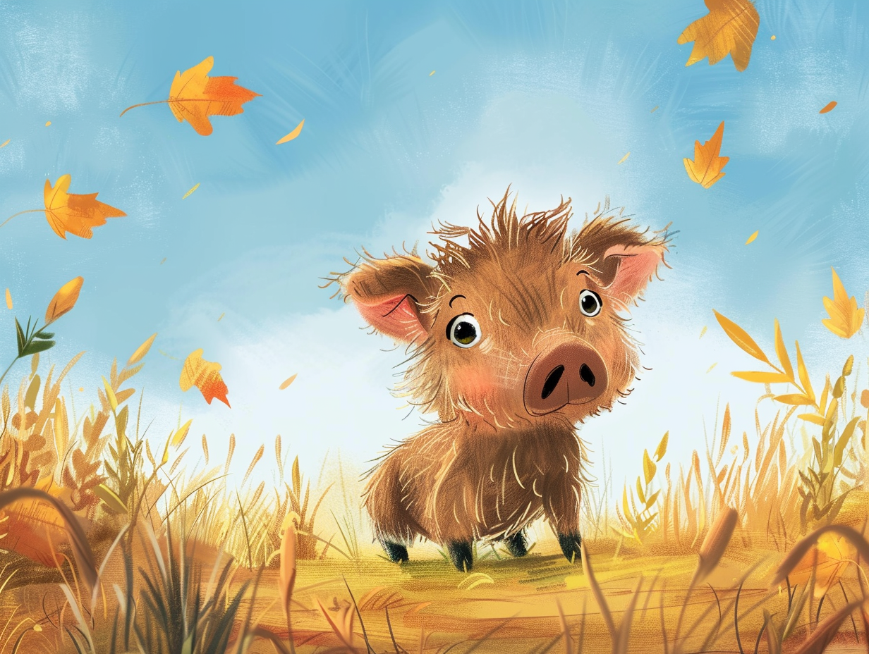 Children's Book Cover: Billy the Wild Boar