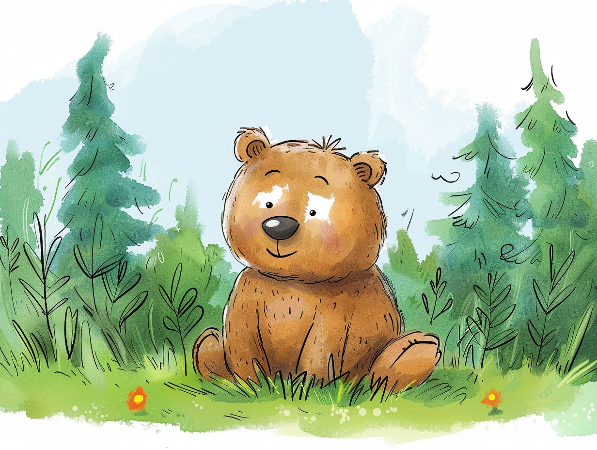 Children's Book Cover: Little Bear Teaches Independence