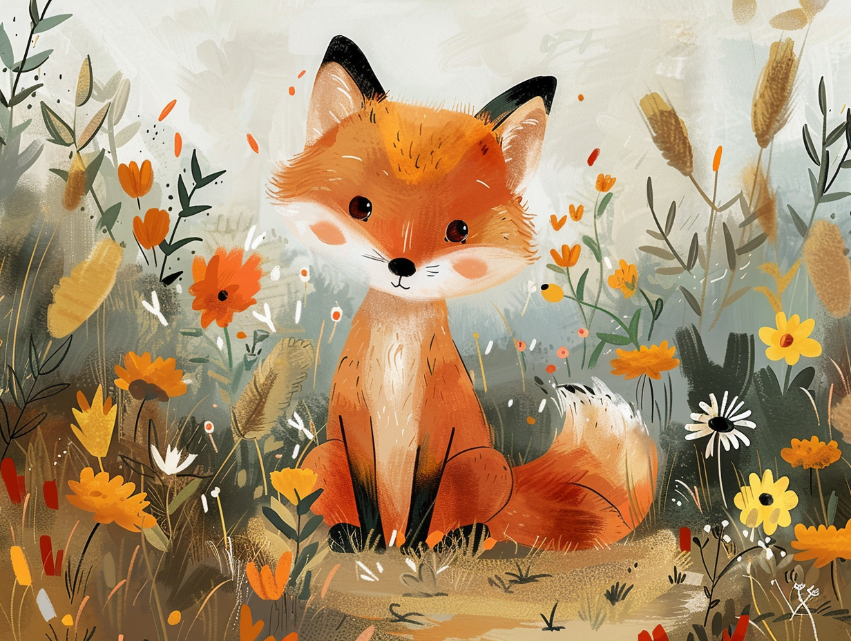 Children's Book Cover: Little Fox Teaches Independence