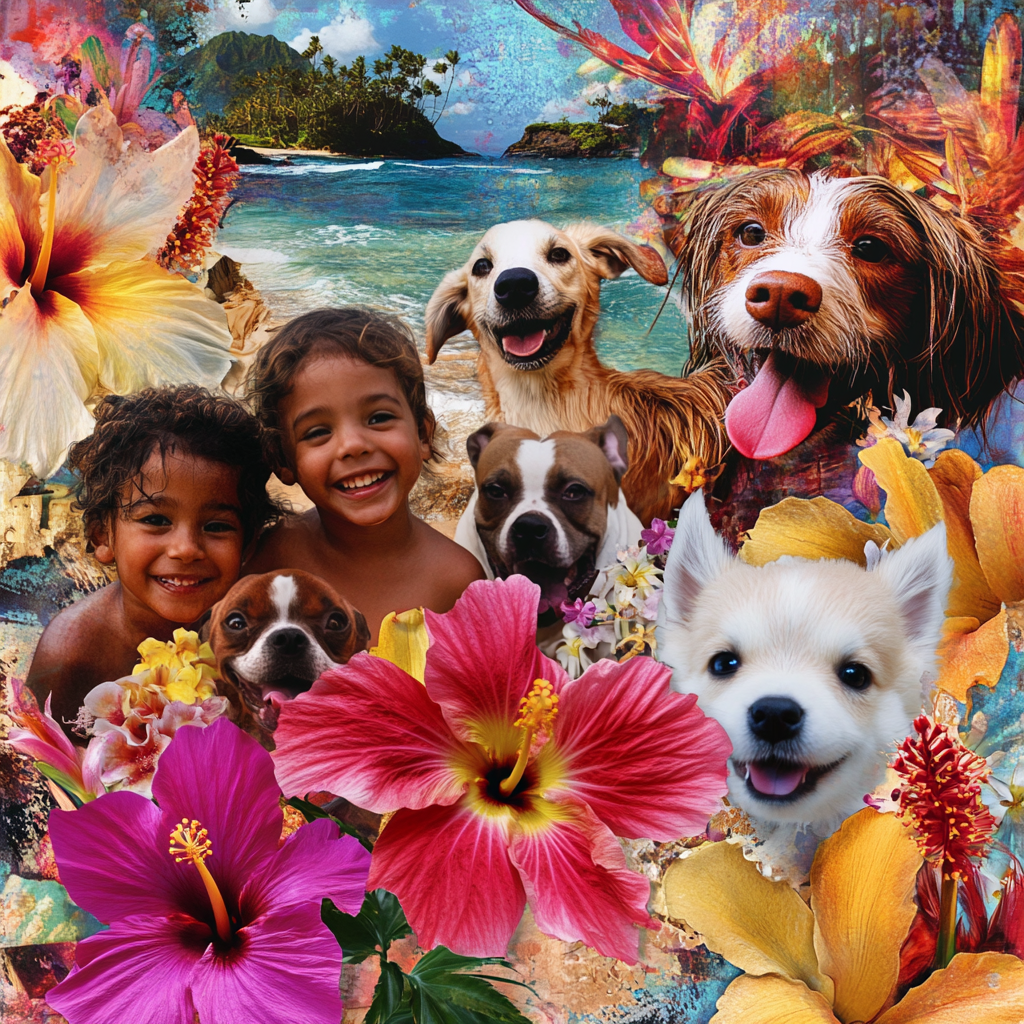 Children, Pets, Flowers: Joyful Hawaii Vacation