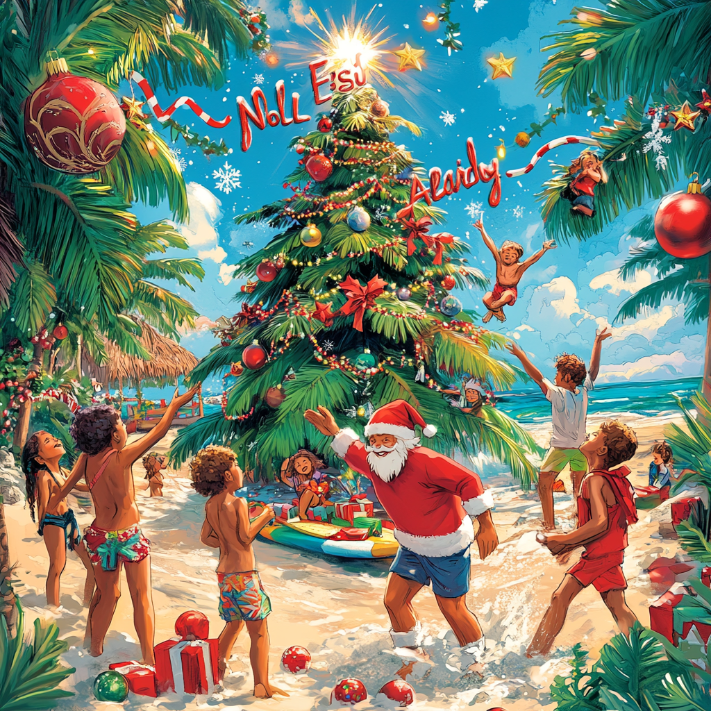 Christmas Catalog: Tropical Beach Theme for Kids