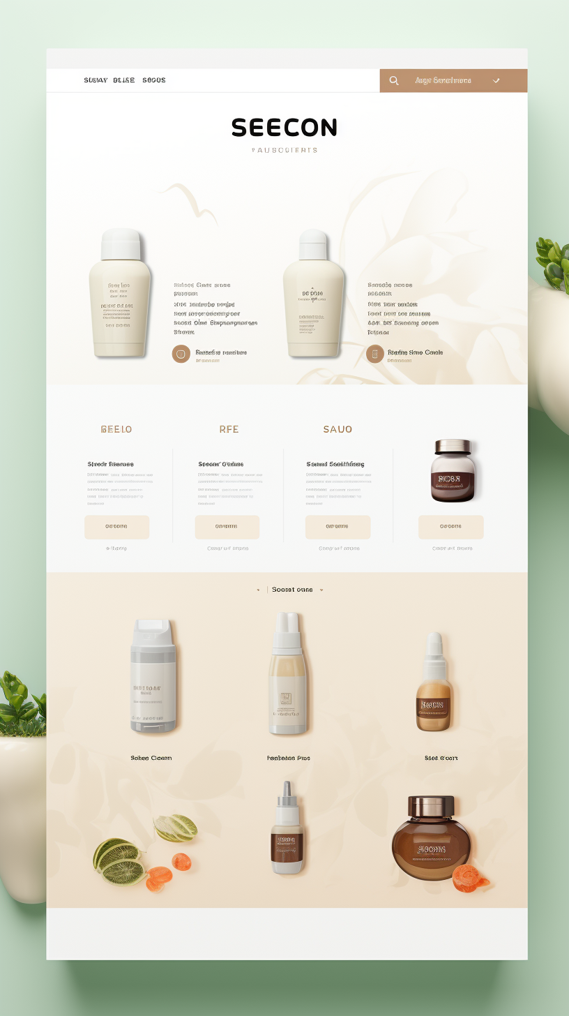 Clean Korean online health store showcasing premium products