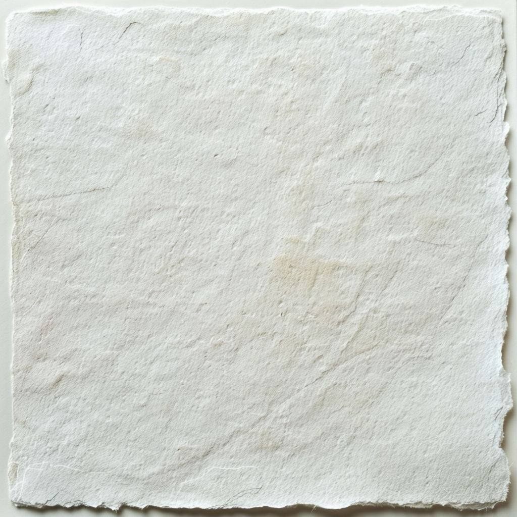 Close-up smooth white watercolor paper texture