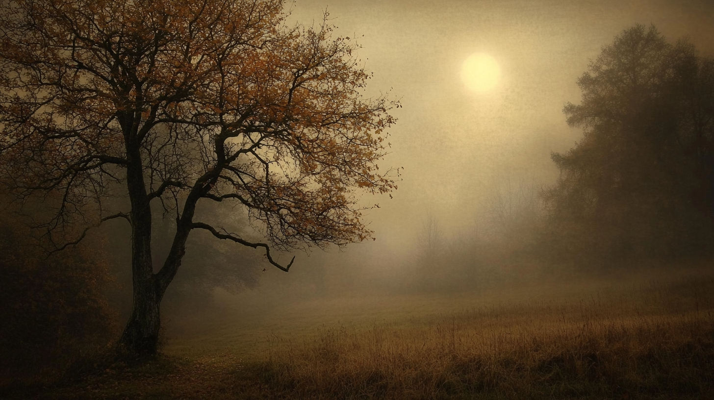 Cold Moonlight on Autumn Fields - Shadowless Days