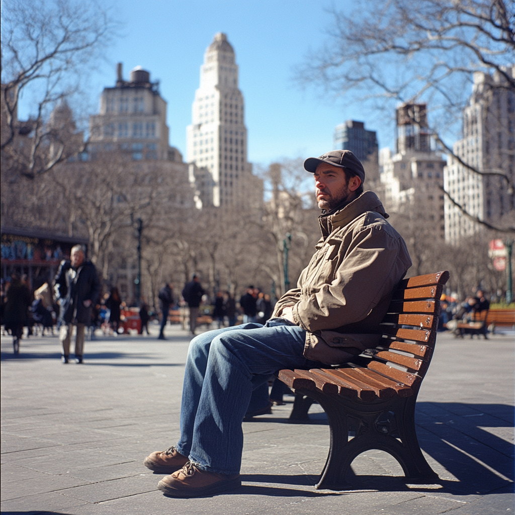 Color photograph on film. 2004 photograph. First Person View.