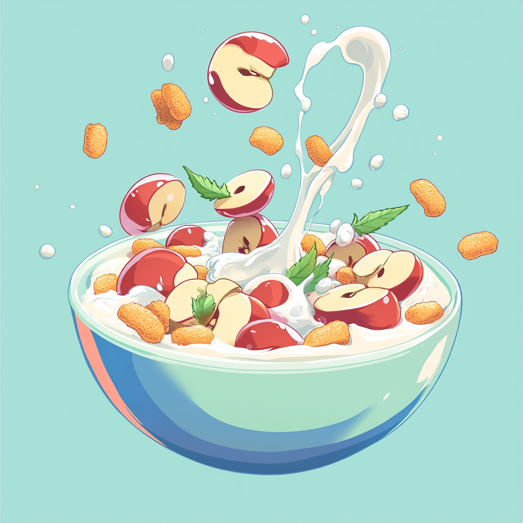 Colorful, playful cereal design with a modern twist