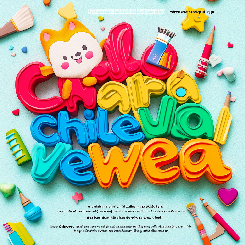 Colorful Chilewea logo with playful mascot and creative elements.