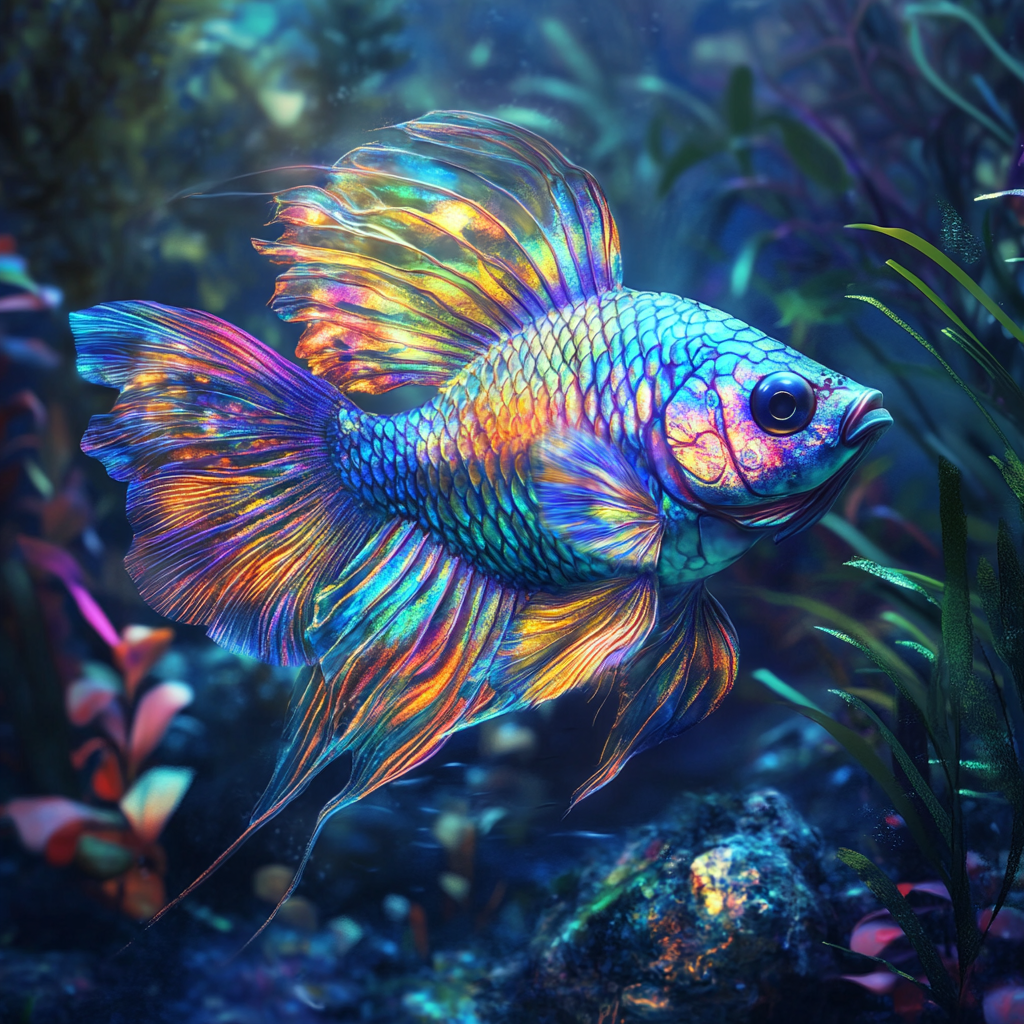 Colorful Fish in Sparkling Underwater Paradise