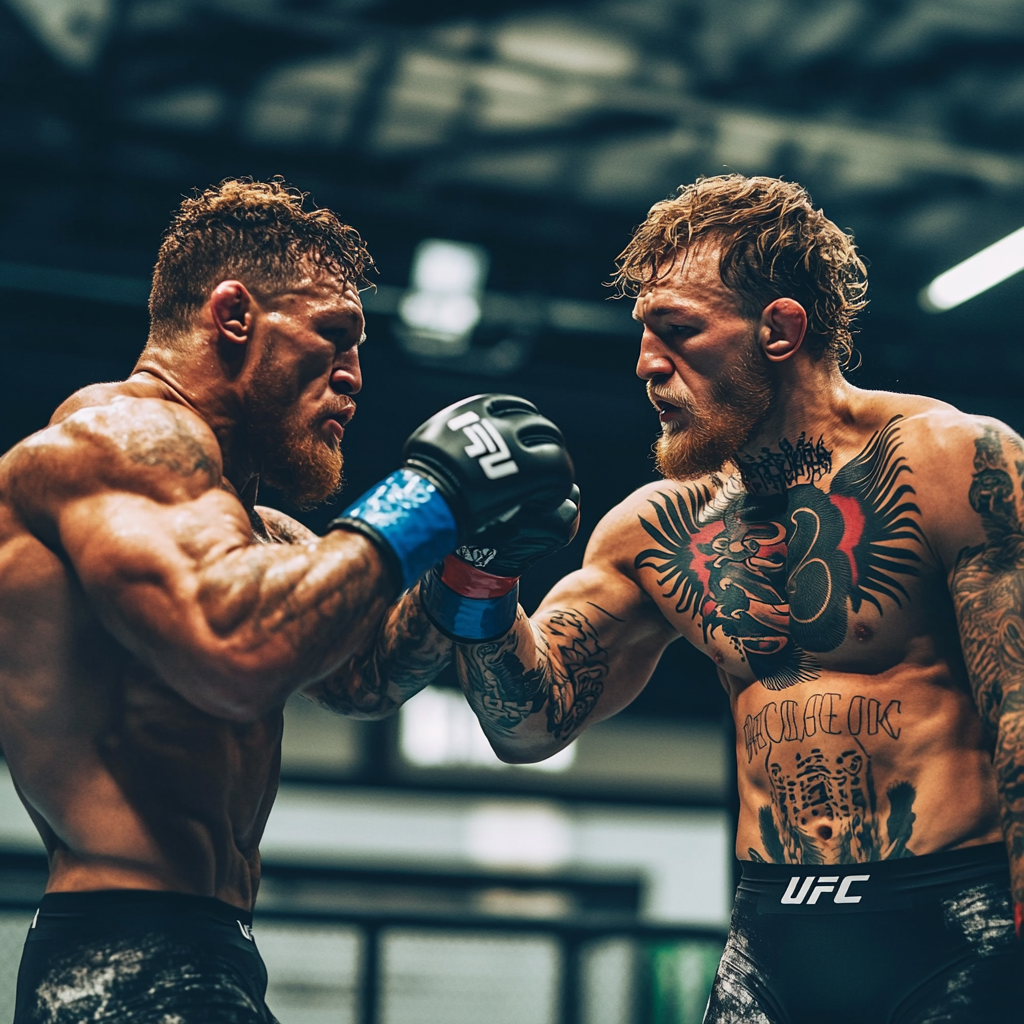 Conor McGregor and Charles Oliveira hypothetical fight scenario discussion.