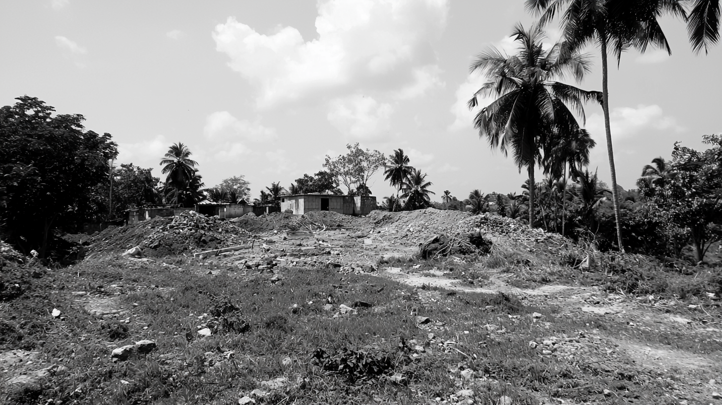 Construction Site on Hill in Kozhikode Village