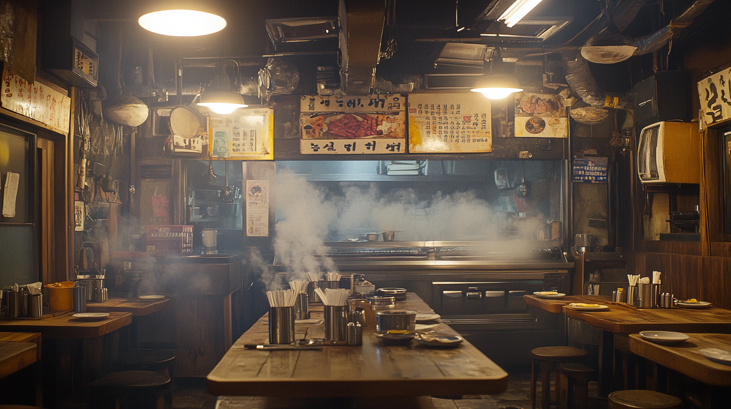 Cozy Korean BBQ eatery with vintage ambiance
